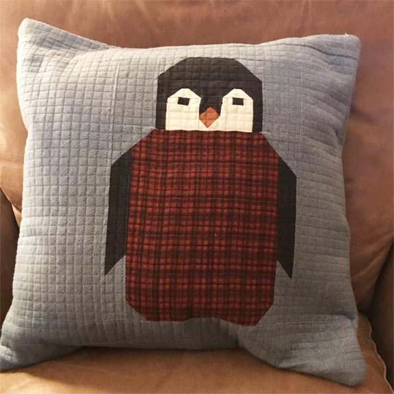 Penguin Party Pillow Cover Kit Photo